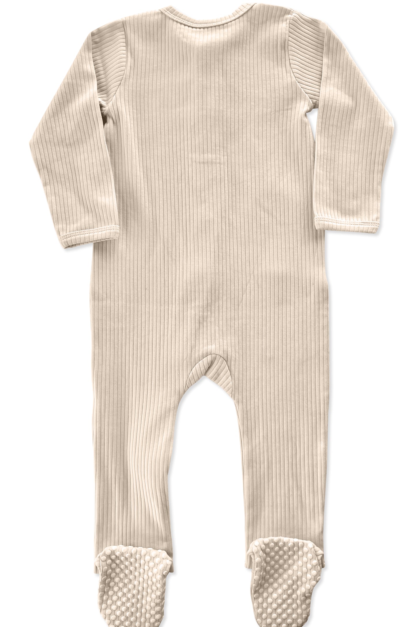 Cream Long Sleeve Romper w/fan