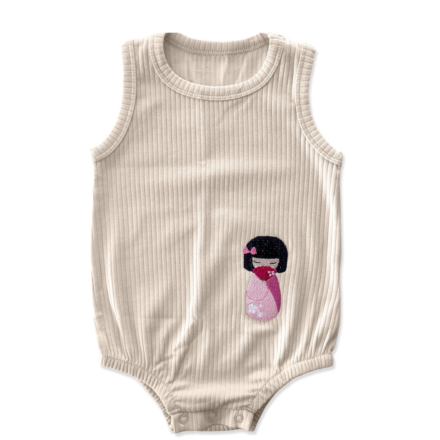 Cream Onesie w/fan
