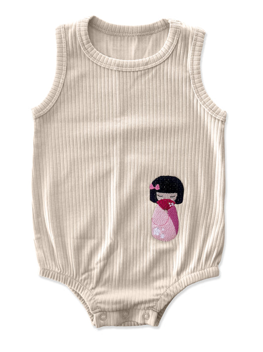 Cream Onesie w/fan