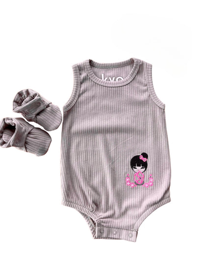 Mauve Onesie 2-Piece Set